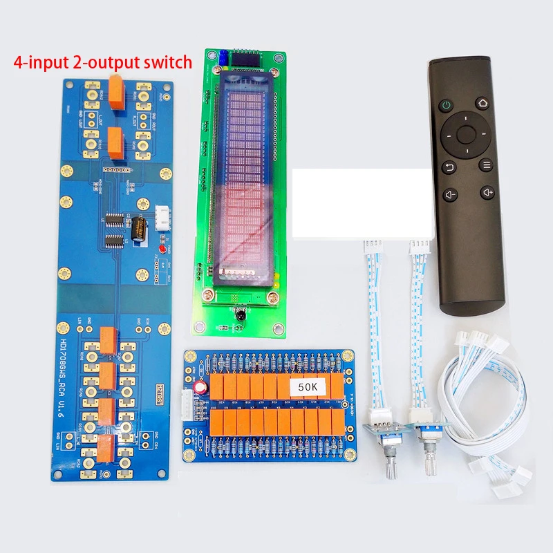 CHANGELIN VFD Bildschirm HiFi Infrarot Fernbedienung Lautstärkeregler Einstellplatine Verstärker Vorverstärker Motorrelais + Widerstand Potentiometer 3
