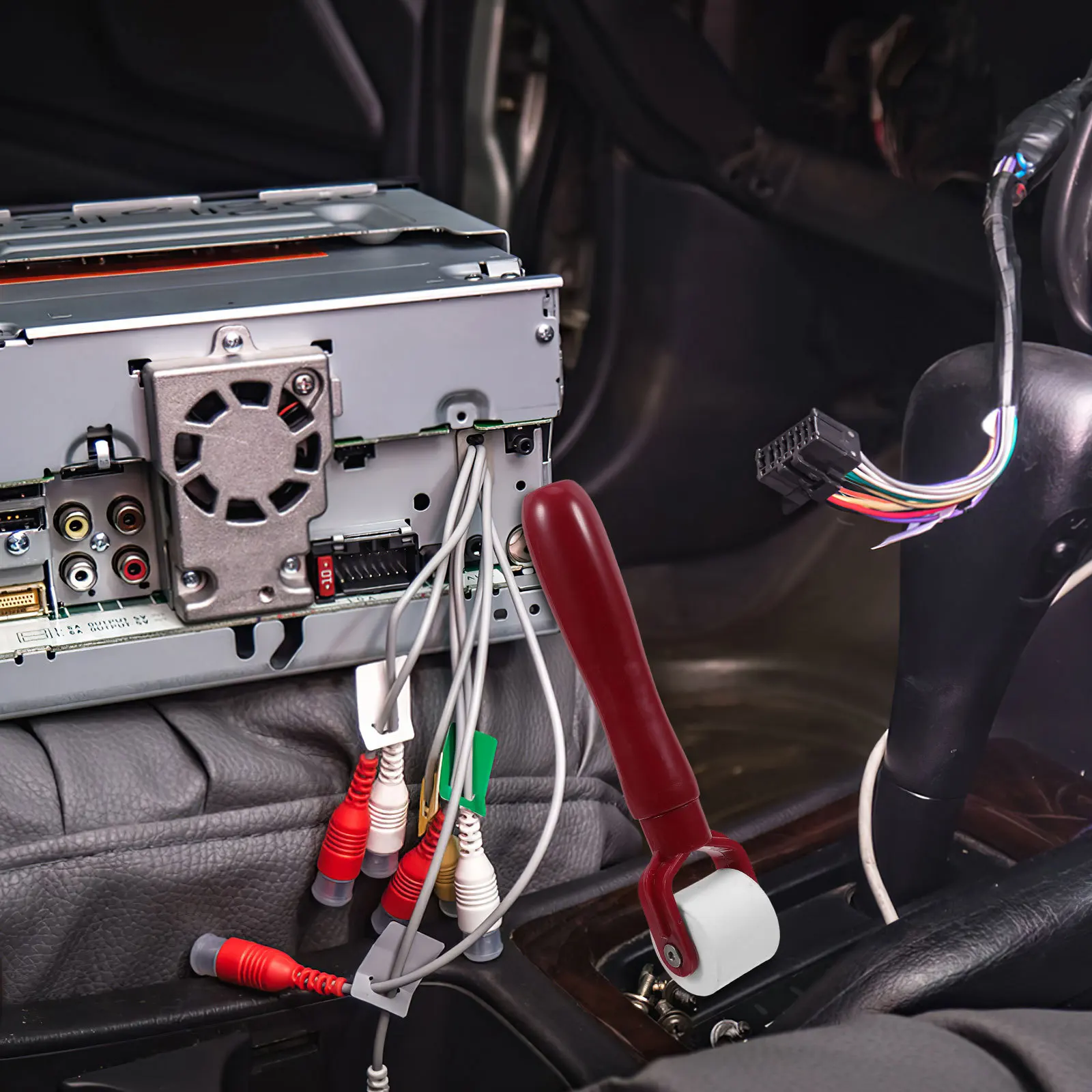 

Sound Deadening Roller for Wallpaper and Vinyl Flooring Application Portable Smoothing Tool Seam Roller Kit for Home Decor