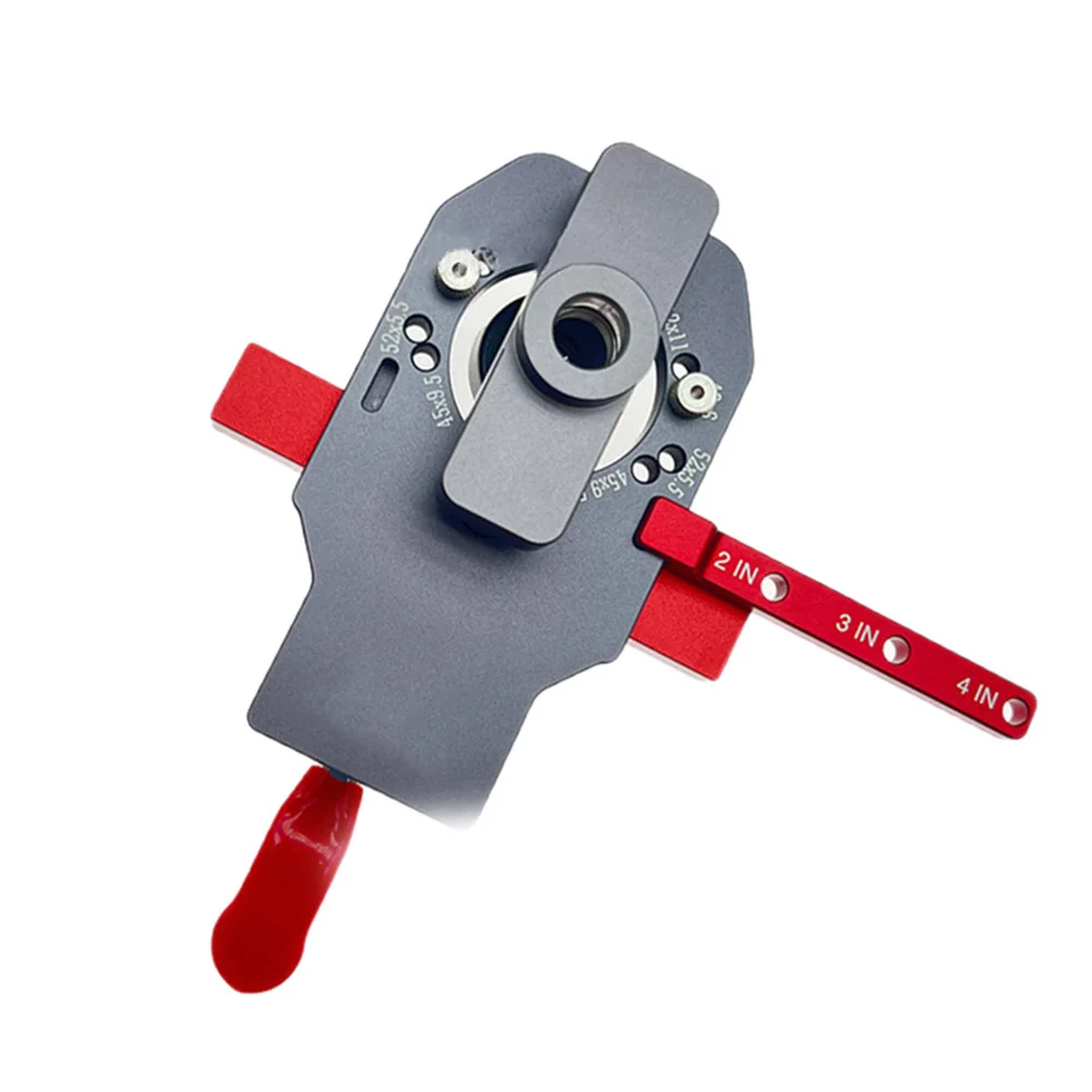 Efficiente maschera per cerniera 2 in 1 per foratura di fori da 35 mm con per bloccaggio rapido per porte di armadi e montaggio di mobili