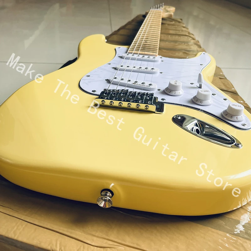 22 tone groove finger board electric guitar, equipped with vibrato system, quality assurance, professional level, fast delivery.