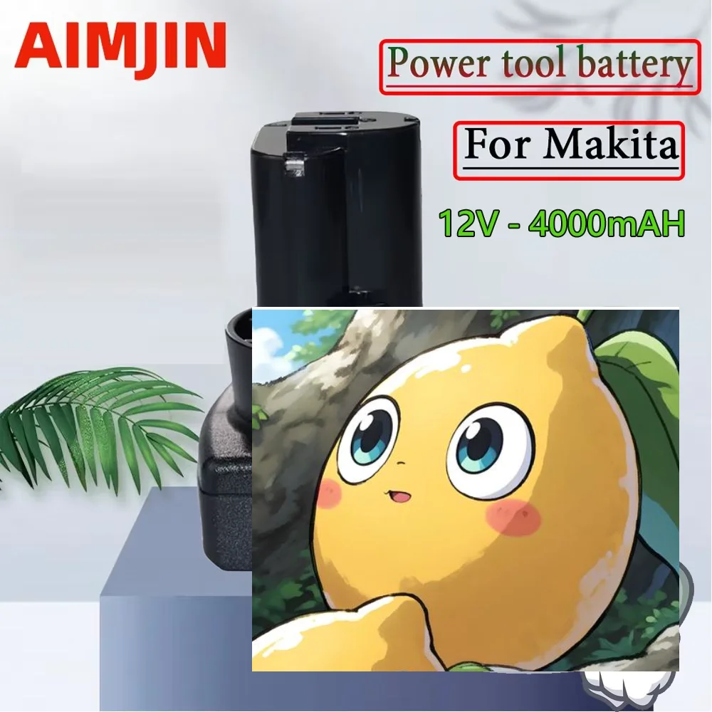

12V 4000mAh for Makita Li-ion Battery for BL1014 DF030D DF330D LCT203W Rechargeable Power Tools battery
