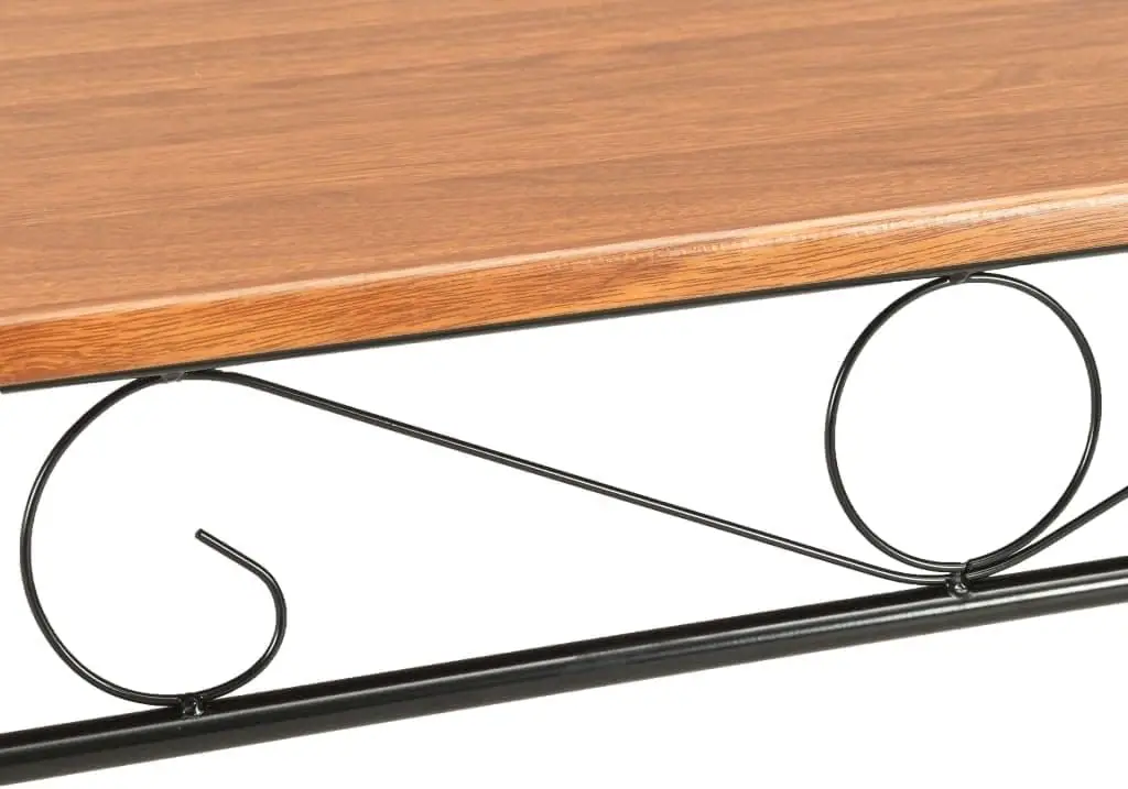 Industrial Style Dining Table,Kitchen Table,Breakfast Table,Home Office Desk,Standing Table,Sturdy Desktop,For