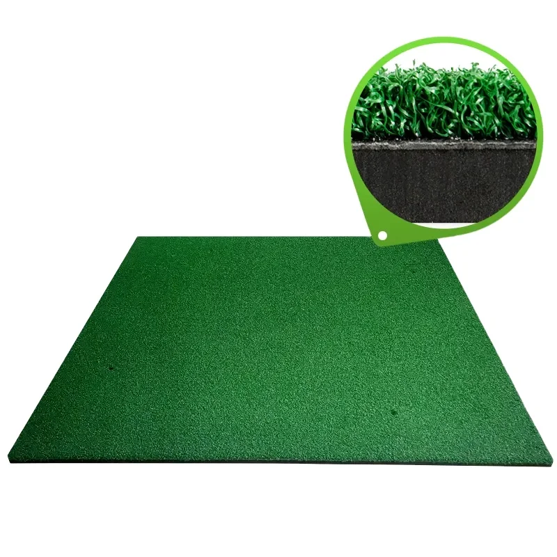 

High Quality 22MM Nylon Grass Golf Driving Range Mat Golf Simulator Mat Durable Golf Mat For Indoor Outdoor Backyard Use