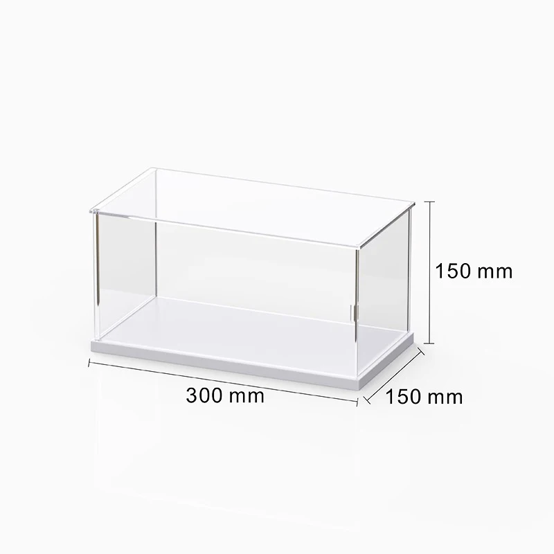 Stackable Clear Acrylic DVD/CD Storage Box Organizer Jewel Cases Holder Small Books/Booklets,Video Game Cases and Controllers image 3
