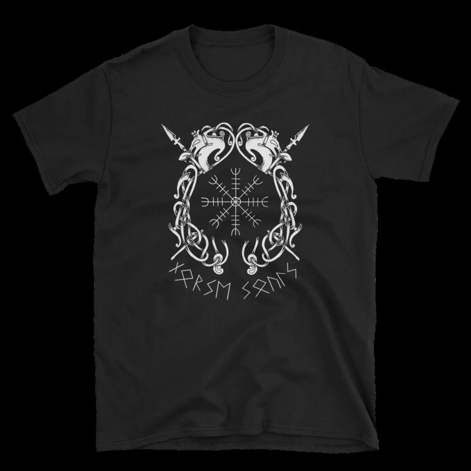 Dragon Helm of Awe vintage Lavé Décontracté Confortable Légèrement extensible Tendance Haut doux Pour un usage quotidien Respirant homme