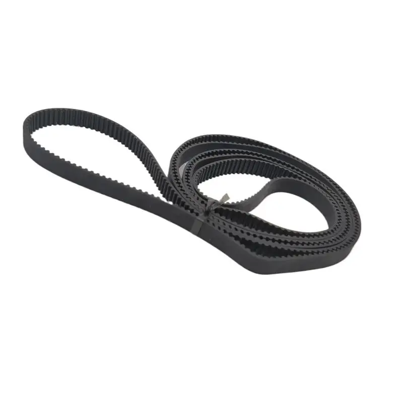 S2M 610 Synchronous Belt S2M-12 Closed-loop Rubber Timing Belts Width 15mm 10mm 12mm STD Black Timing Belt Length 610mm