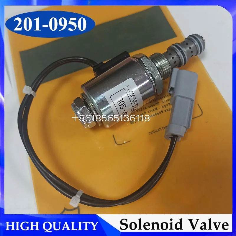 201-0950 2010950 24V Solenoid Valve for 924G 924GZ 928G 928HZ 930G 990H 992K Loader