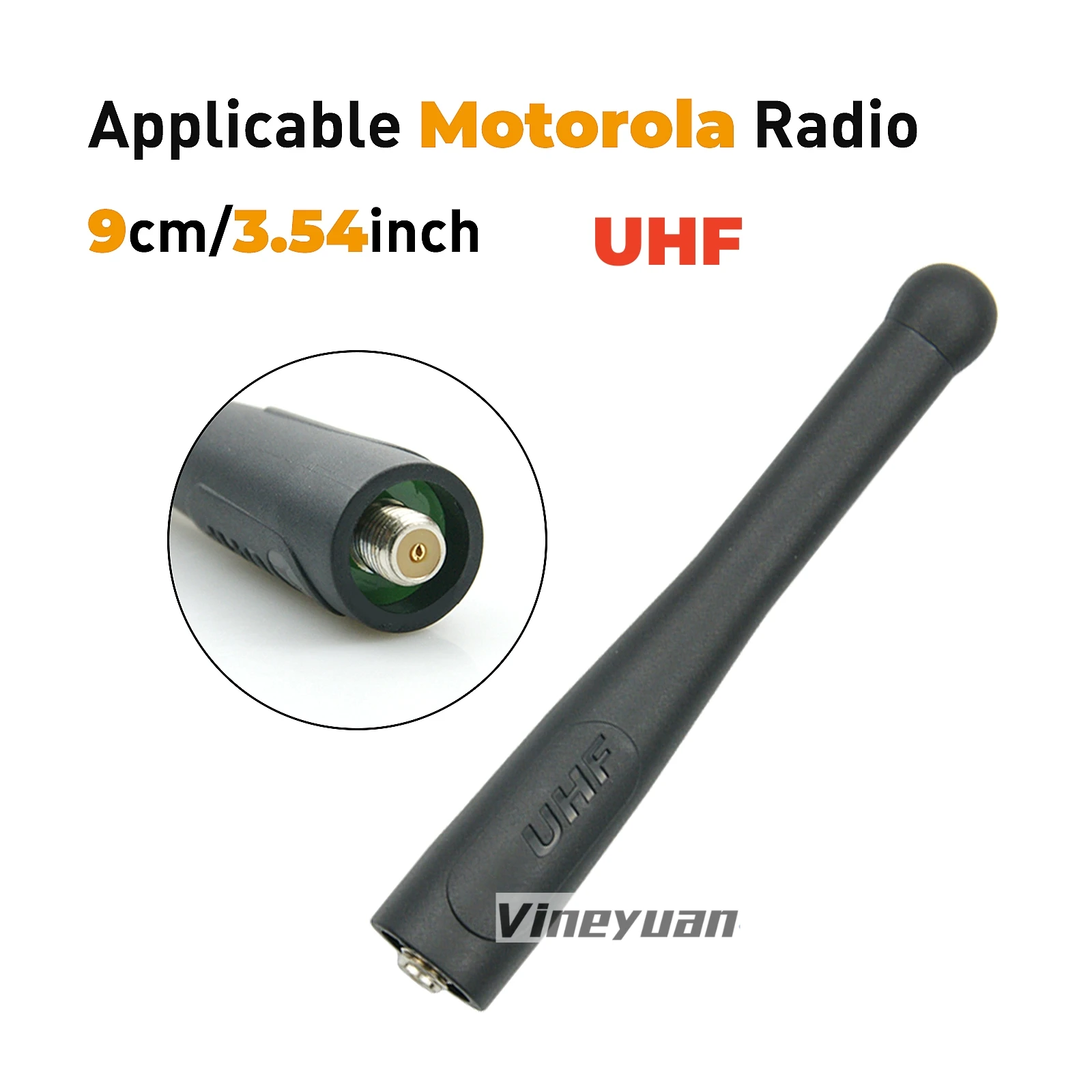 Motorola Antenna UHF 400-520Mhz Antenna for Motorola XIR P8200 P8268 P8208 P8260 P6550 HT1000 Handheld Two Way Radios Antenna