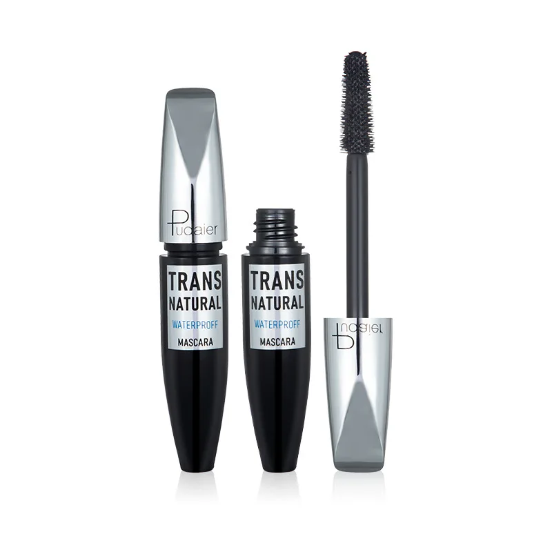 Mascara nero impermeabile, a lunga durata, a prova di sbavature, arricciatura, volumizzante per ciglia drammatiche