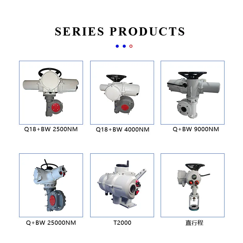 기어 구동 부분 회전 전동 액추에이터, IP68 방수, 220V 380V, 산업용