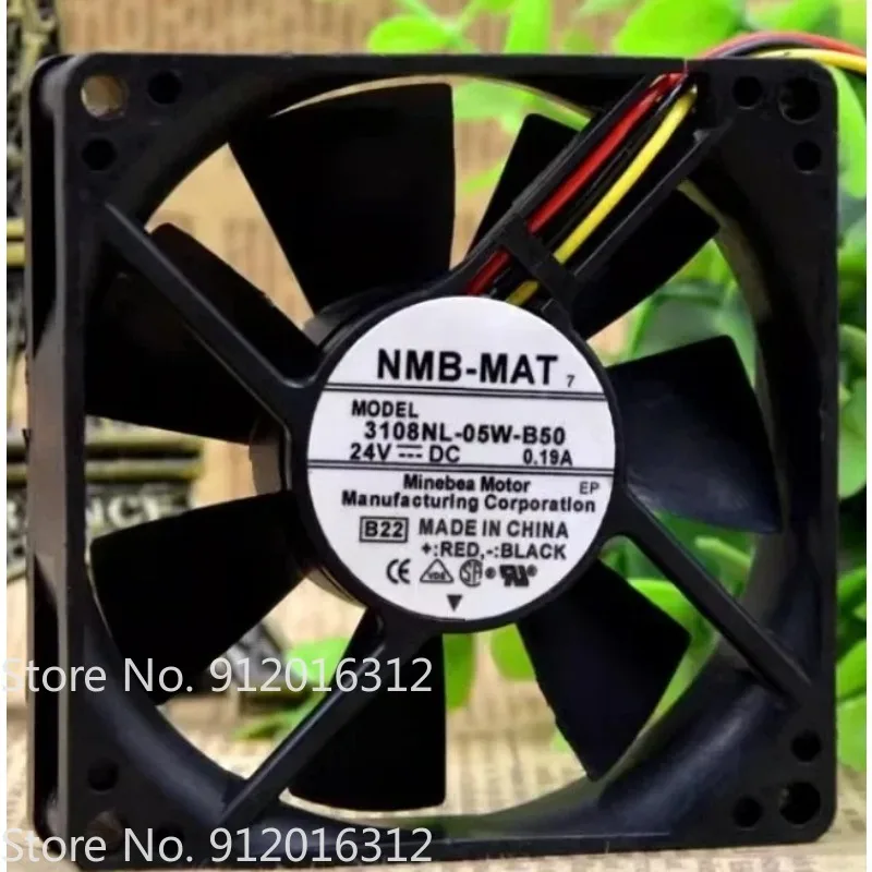 

New cooler Fan For NMB-MAT 3108nl-05w-b50 24V 0.19A Inverter Fan 8020 8cm 80*80*20mm