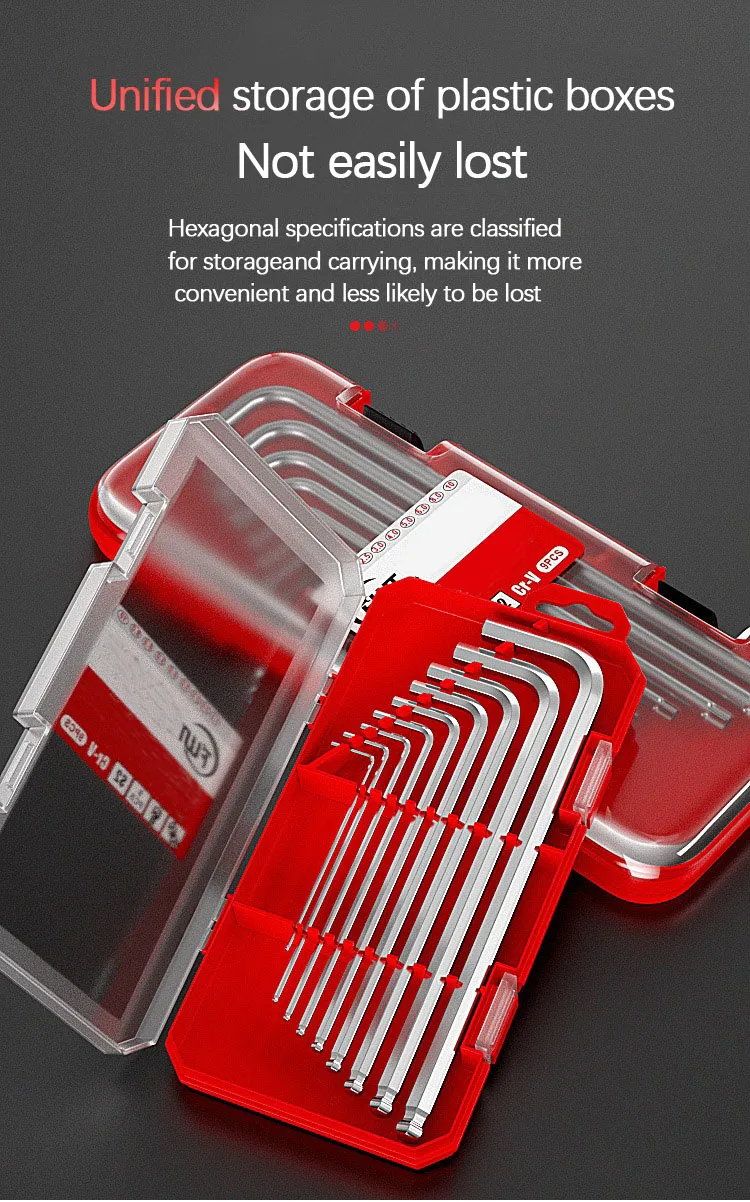 An Allen wrench set T-extended high hardness family car repair no problem in the work of a good assistant image 3