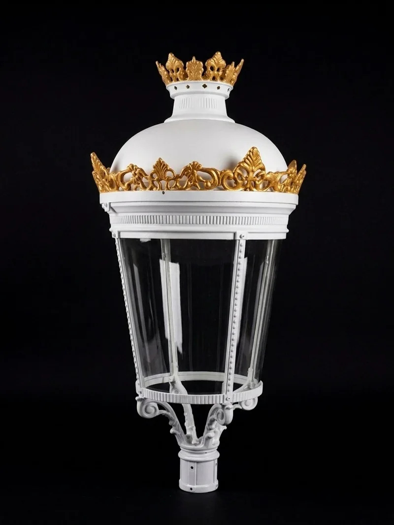 European Royal Mail Light 30W-100W Classical Garden Lighting CE ROHS Certified Vintage Street Light 5 Year Warranty, White