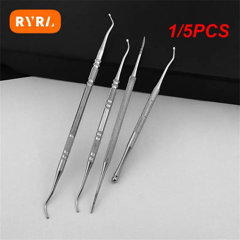 1/5PCS Nail Remover Easy To Use Solid Material Stainless Steel Color Must Have Durable Popular Ceramic Artists Sculpting Tools