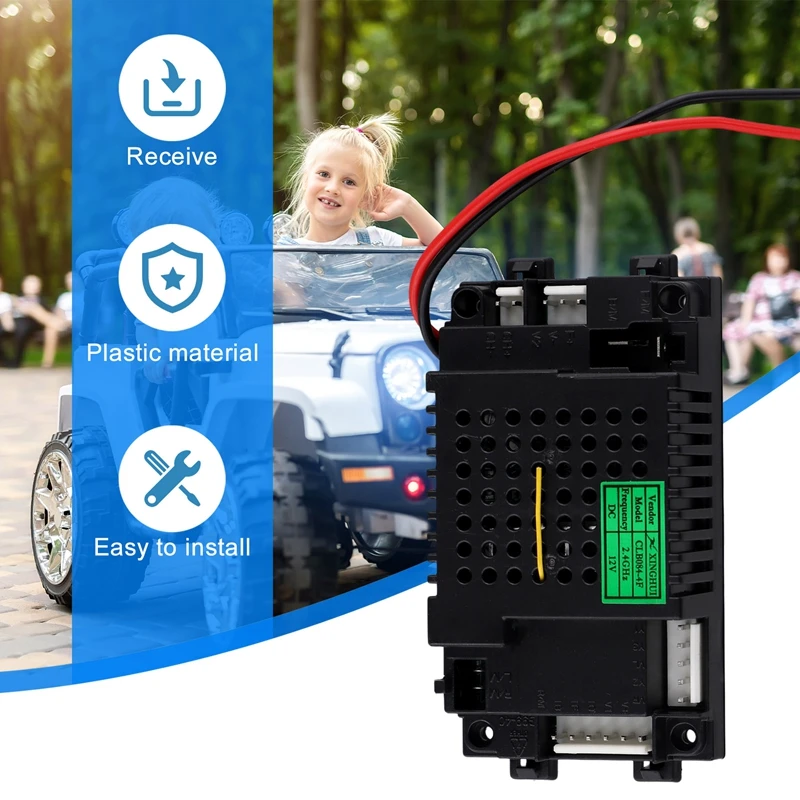 CLB084-4F Elektrische auto-ontvanger voor kinderen Vervangingsonderdelen voor elektrische auto's 2.4G Frequentie-ontvanger