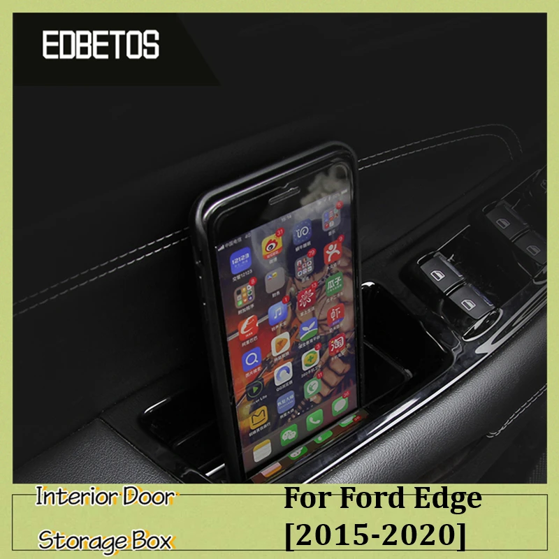 Suitable For Ford Edge 2015 2016 2017 2018 2019 2020 Door Handle Storage Box New For Ford Edge Armrest Box Edge Car Accessories