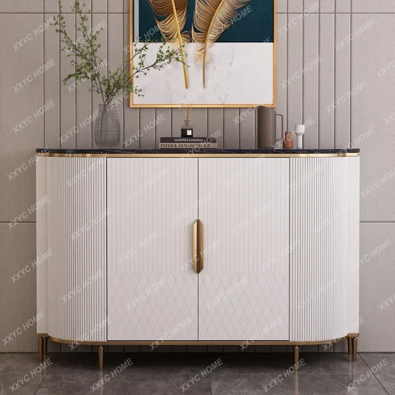

X40 Living Room Marble Dining Room Locker Large Capacity Light Luxury Entrance Cabinet Modern Simple Decorative Side Cabinet