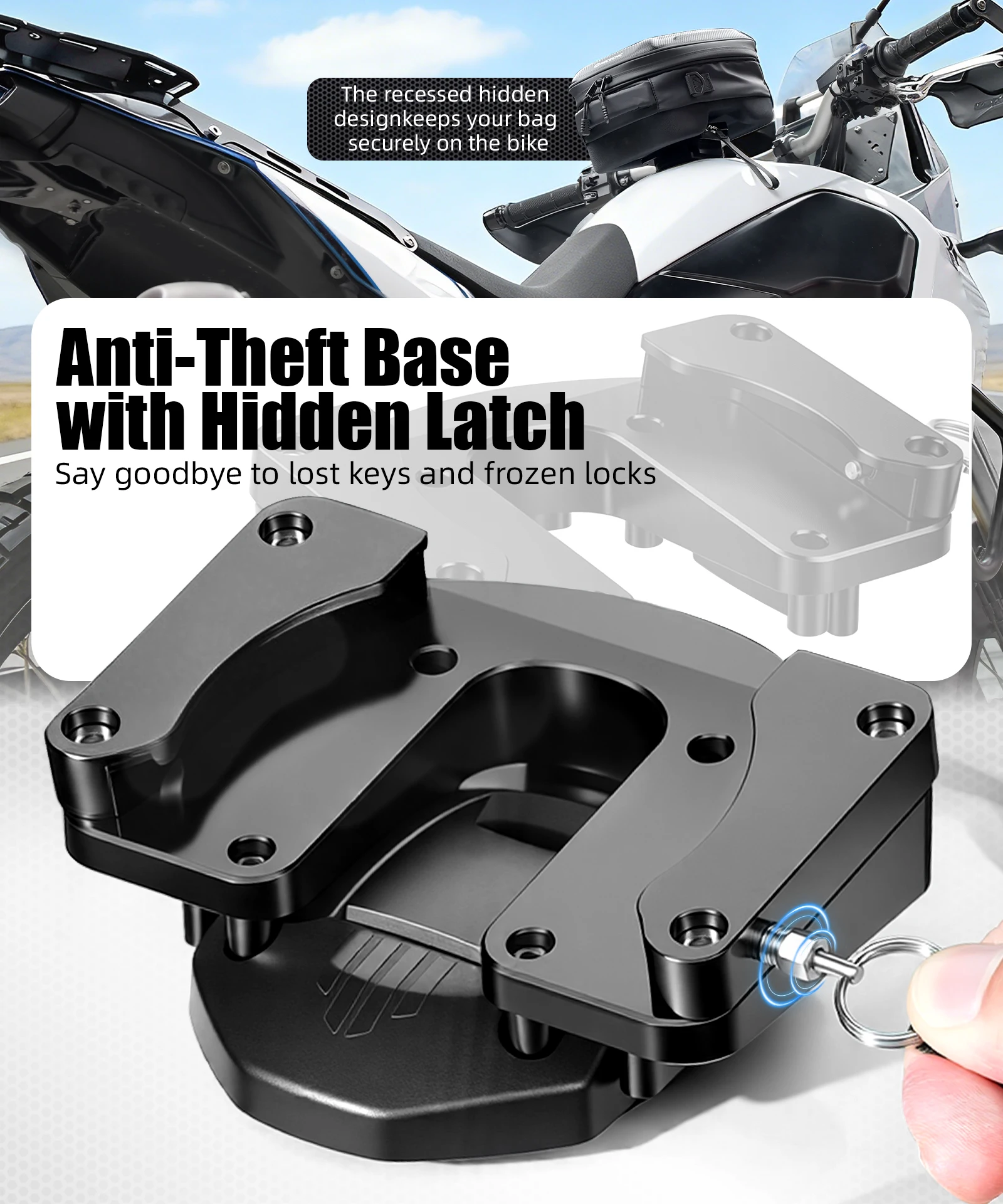 

6L Waterproof Motorcycle Fuel Tank Bag for BMW R1250GS Honda CRF1100L Africa Twin Yamaha Tenere 700 Quick Release Tank Bag