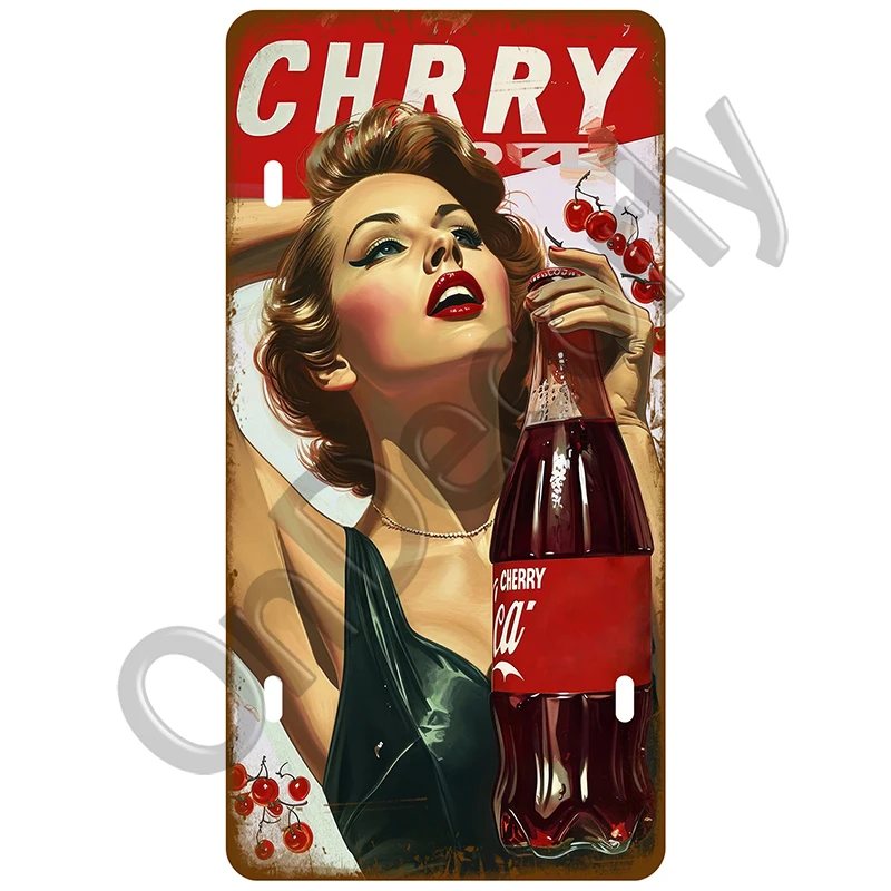 Cold Beer Wine Coffee Metal Signs Plate Plaque Vintage Tin Signs Home Decor For Man Cave Bar Pub Club Wall Painting Art Crafts