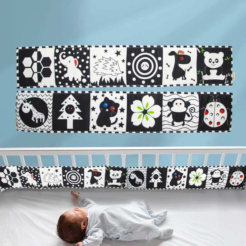 Livro de treinamento visual do bebê, envoltório da cama, lágrima não podre, pode morder livro de pano, série colorida brinquedos, atacado, novo