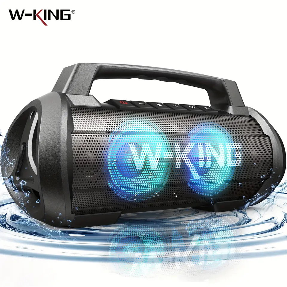 W-King 120W Bluetooth Speaker with Power Bank, 42-Hour Playtime