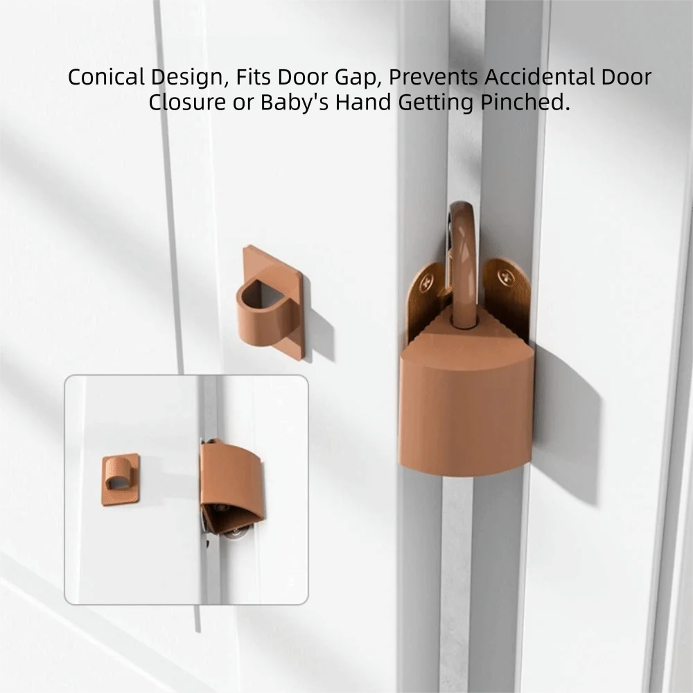 

PP Door Stopper Anti-grip Anti Pinch Hand Children Security Protection Easy to Install Durable Safety Lock Unisex Proofing