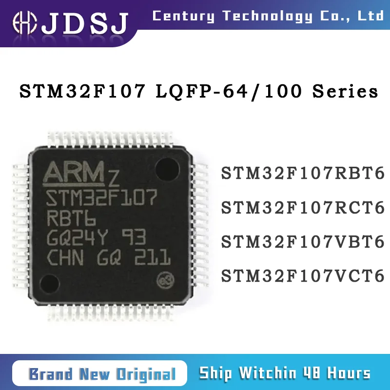 

5PCS STM32F107RBT6 STM32F107RCT6 STM32F107VBT6 STM32F107VCT6 Brand New Original IC Chip