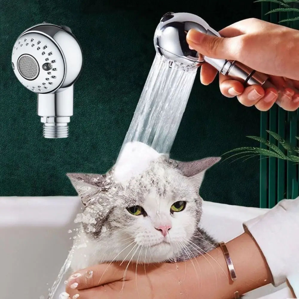 

Water Saving Pet Shower Spray Household Handheld Cat Washing Sprinkler Adjustable Plastic Dog Shower Attachment for Dogs Cats