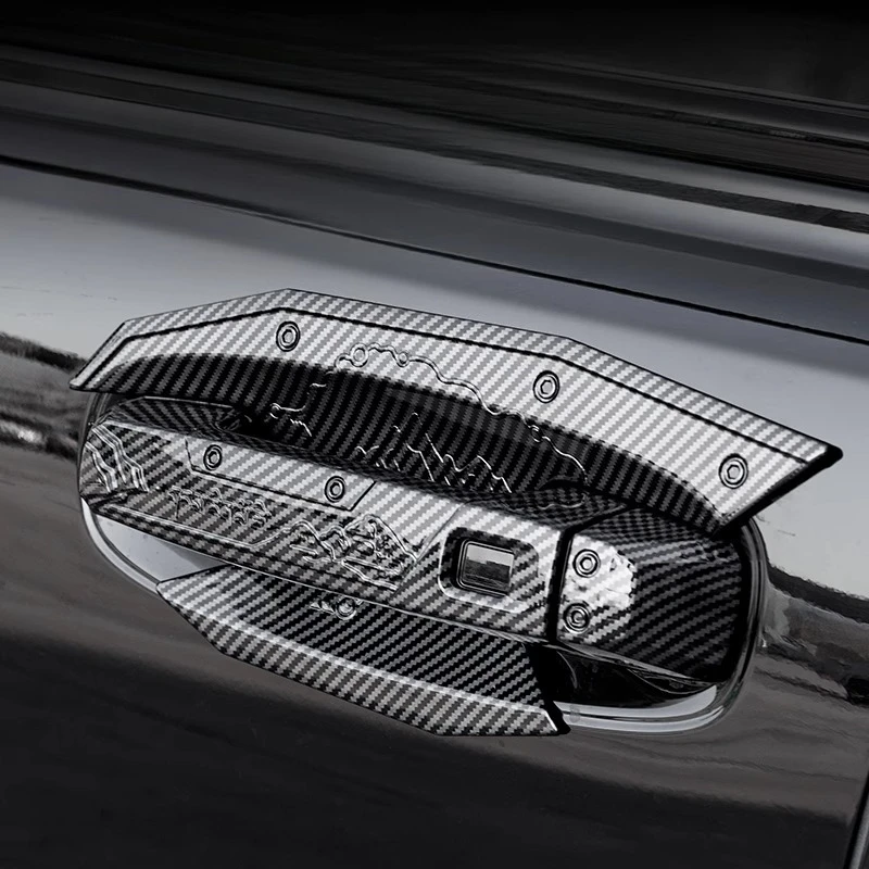 NEW For GWM Haval H9 2024 2025 Exterior Door Handle Protective Cover ABS Anti-scratch Outer Door Handle Protector Accessories