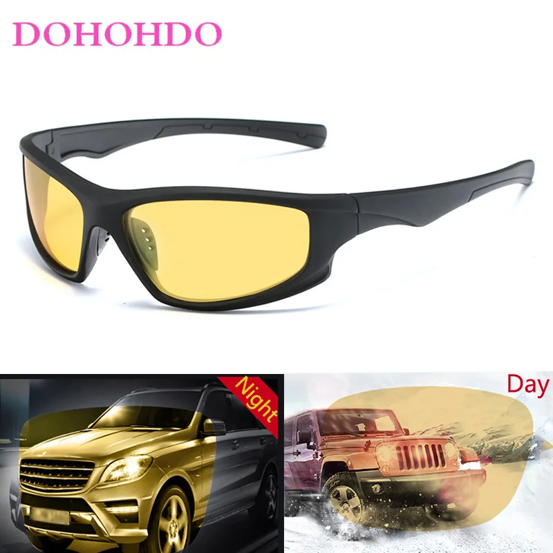 New Luxury Sport Polarized Sunglasses Men Women Driving Anti-Glare Sun Glasses Car Driver Night Vision Goggles Очки UV400 Lentes