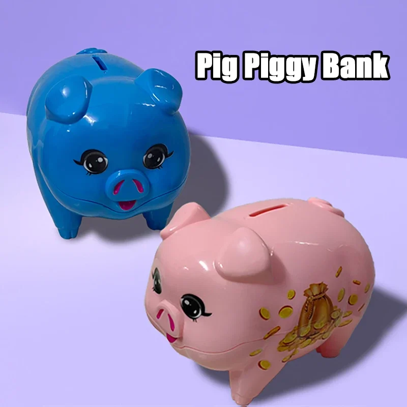 Children Pig Piggy Bank for Kids Money Saving Box Money Boxes Bank Piggy Home Decor Money Storage Small Piggy Bank Children Gift