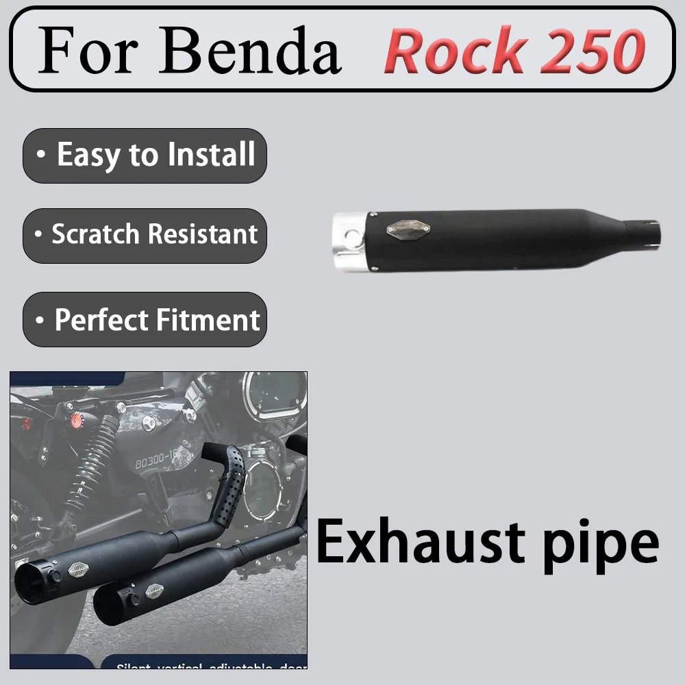 For Benda Rock 250 Specialized Modified Exhaust Valves Right-Hand Dual Exhaust Design Adjustable Sound Valve Control System