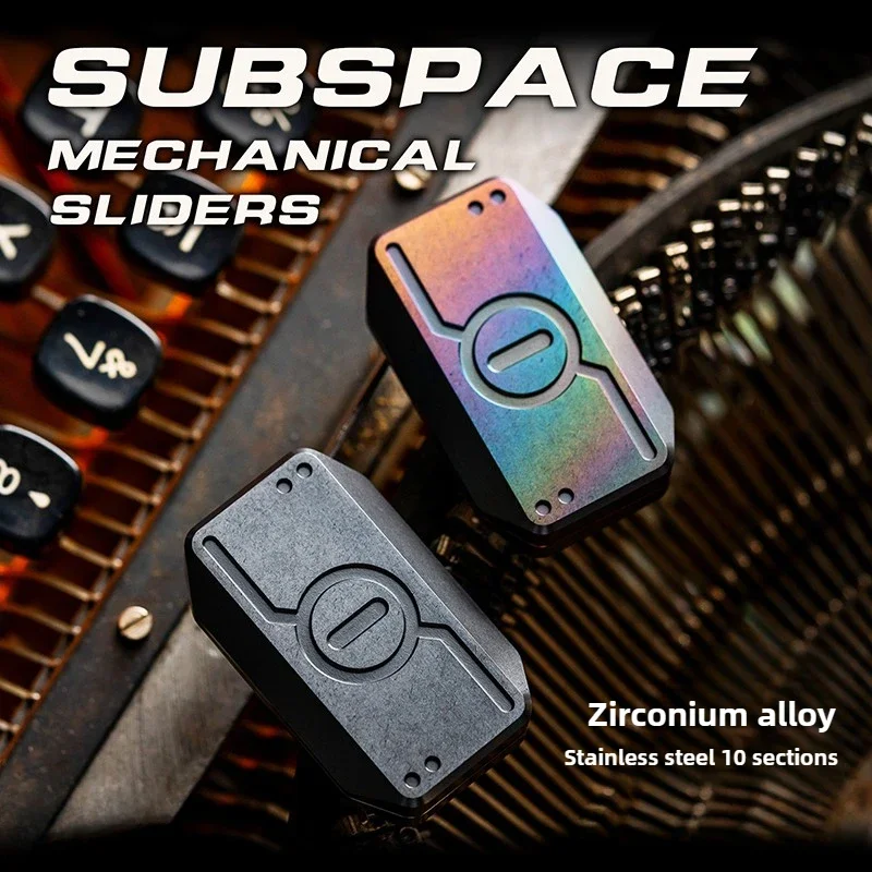 Subspace EDC Snapping Shield Modular Mechanical Metal Push Cards Stress Relief Anxiety Desktop Toys Gifts