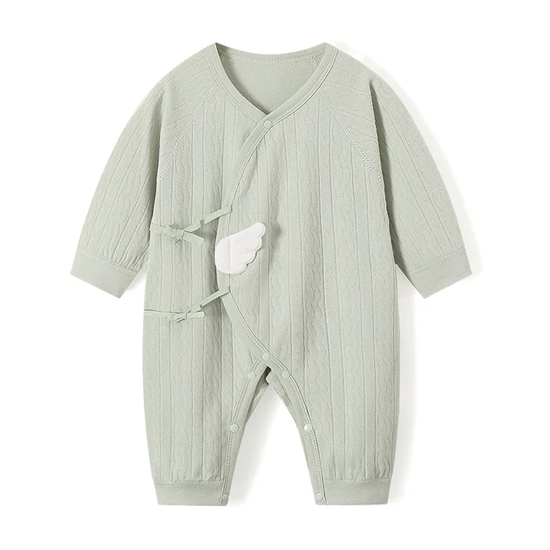 Boys Girls Newborn Bodysuits Clothing 100% Cotton Baby Jumpsuit 0-1-3M Babe Pajamas for All Seasons