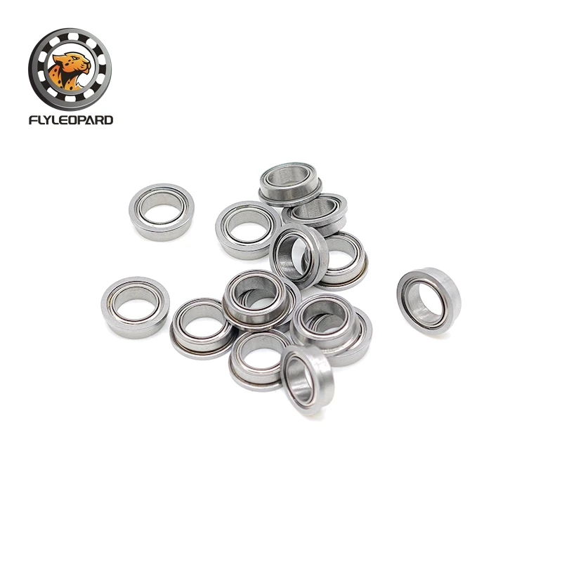 

10 шт. FR168ZZ фланцевый шарикоподшипник 1/4 "x 3/8" x 1/8" двойной экранированный 6,35x9,525x3,175 мм для 3D-принтера, RC и микроробота шарнир
