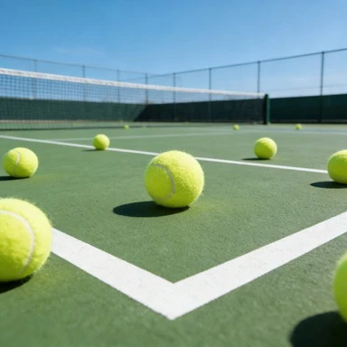 

luxuly 3pcs Professional Rubber Tennis Ball High Resilience Tennis Practice Ball for School Club Competition Training Exercises