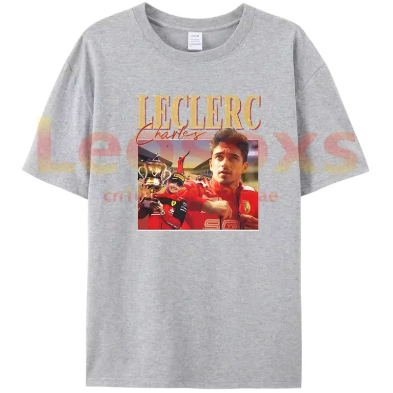 

[] Amazing Men's Summer F1 No. 16 Charles Leclerc Leosoxs T-Shirt F1 Race 100% Cotton Unique Women's Short SleeveNO.1