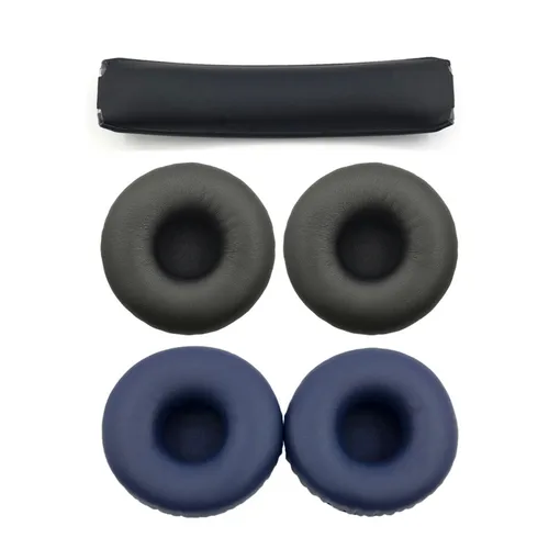Almohadillas de cuero de repuesto para auriculares Sony MDR-XB650BT, almohadillas para los oídos, diadema, XB550AP, XB450AP, XB400