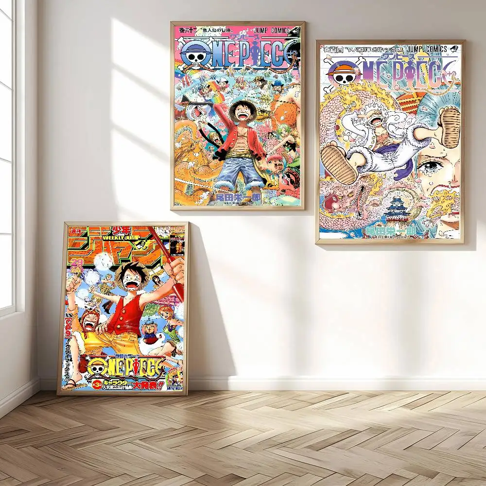 1 قطعة أنيمي O-One P-Piece (11).jpg ملصق جودة عالية طباعة مقاوم للماء جدار الفن ملصق لشريط غرفة المعيشة ديكور هدية #3