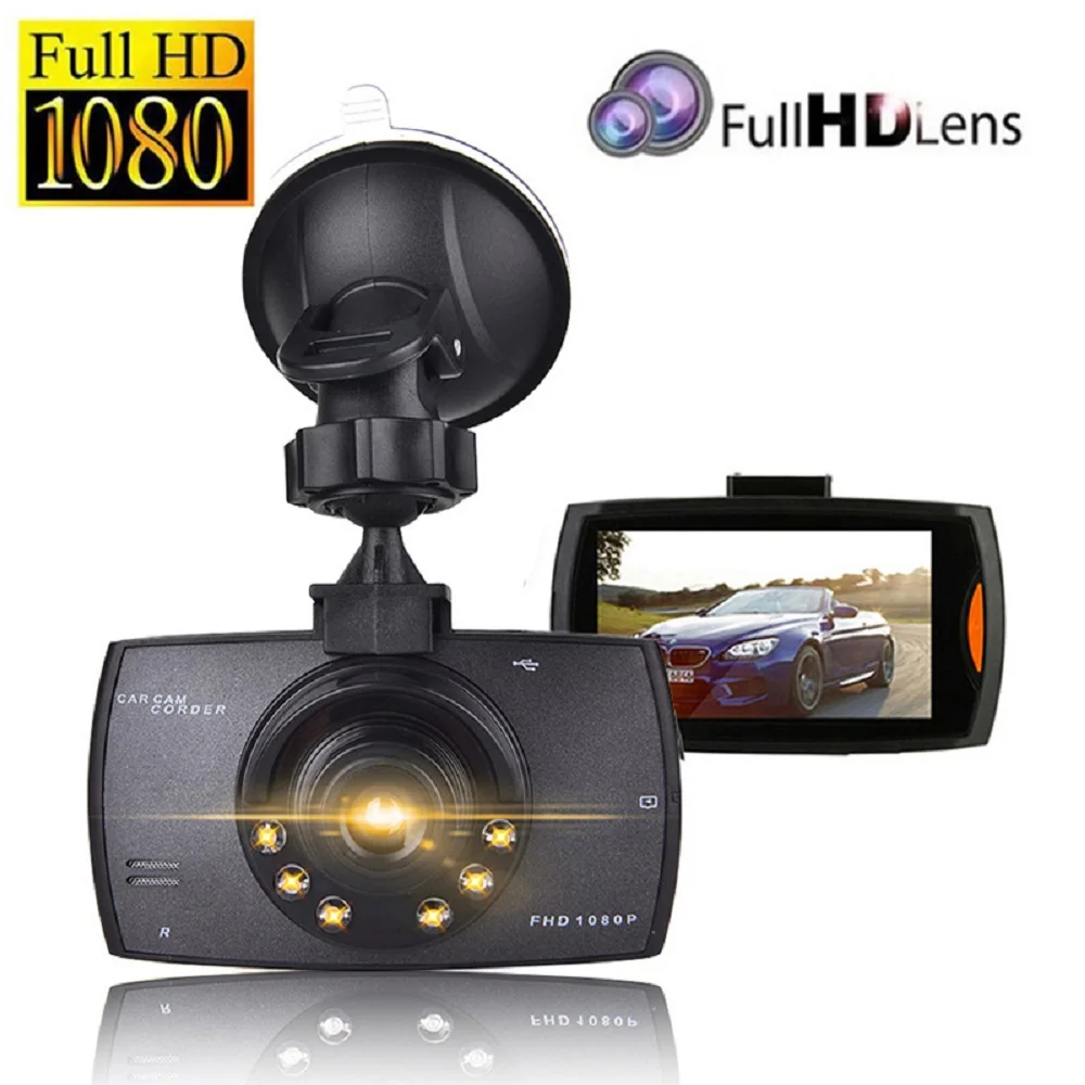 HD 1080P 360 grados Dashcam G30 coche DVR Dash Cam grabadora de conducción completa grabación de ciclo visión nocturna cámara de vídeo gran angular