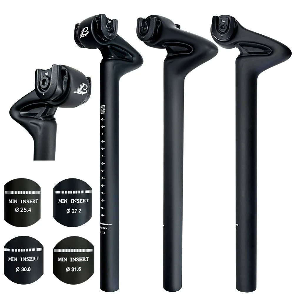 

Bicycle shock absorber carbon fiber seatpost 25.4x350 27.2x350 30.8x350 31.6x350mm MTB road bike seat post carbon