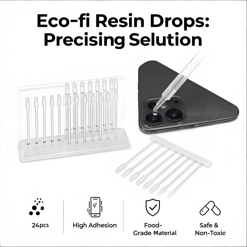 WYLIE WL-157 Camera Lens Cleaning Sticks 24Pcs Resin Adhesive 360° All Round Clean for iPhone Samsung Huawei Phone Camera Dust