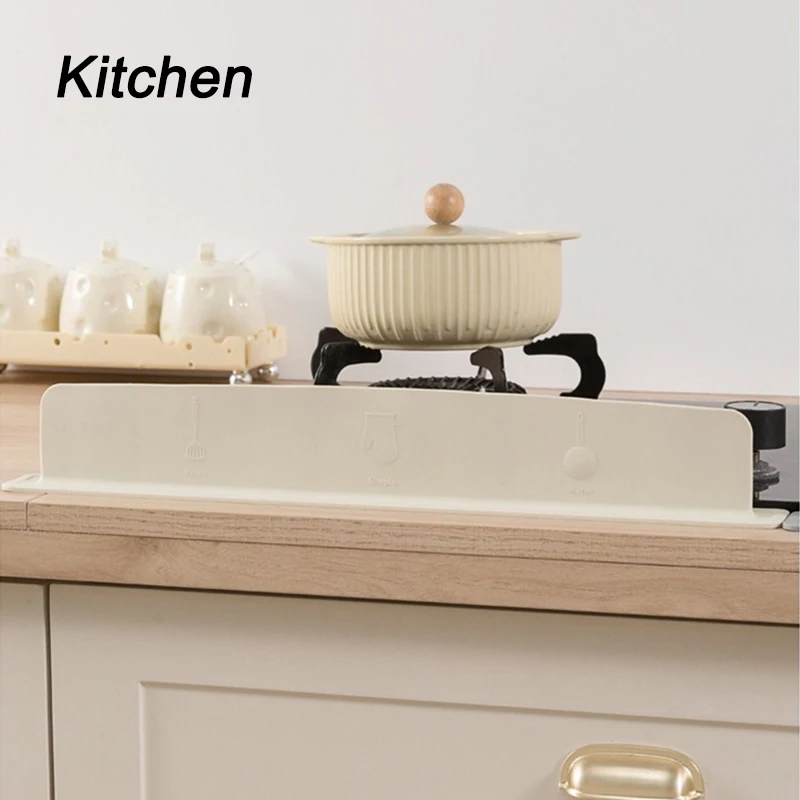 1/2Pcs Silicone Sink Baffle Splash Guard with Suction Cup Pool Oil-Proof Water Baffle Plate Home Kitchen Supplies Sink Organizer
