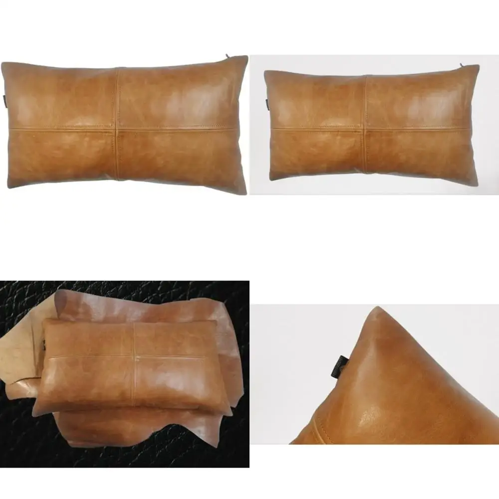 

Чехол на подушку из 100% овечьей кожи - чехол для диванной подушки для декоративных чехлов для гостиной и спальни