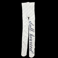 2000s Classic Y2K Style Cute Printed Jumpsuits for Women Japanese Sweet Kawaii Slim Sockings Lolita Thigh High Socks Emo Gilrs