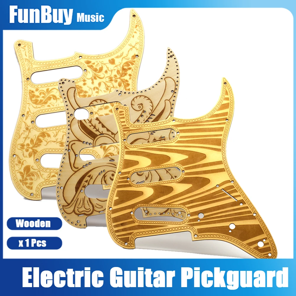 11 Holes ST Electric Guitar Pickguard SSH/HH/HSH Guitar Scratch Plate Pickguard Anti-Scratch Plate for FD Electric Guitar