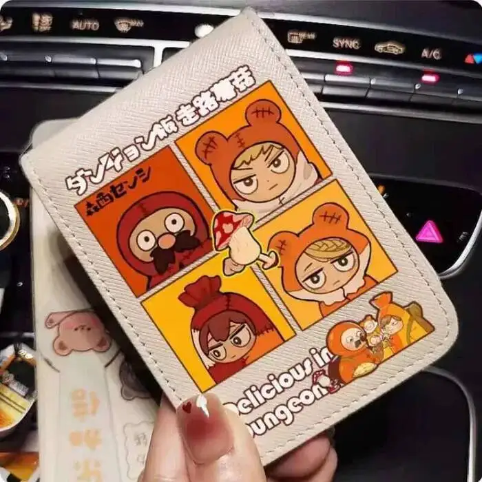 

Delicious In Dungeon, модный кошелек из искусственной кожи, держатель для карт, сумка для косплея, подарок B1418, аниме
