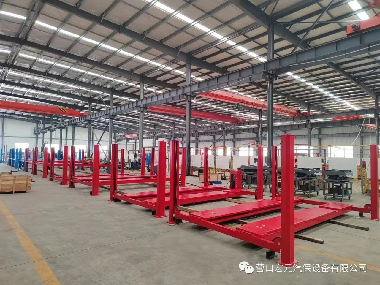 4000kg Four Post Car Lift Wheel Alignment Car Lift with Hydraulic System view 5