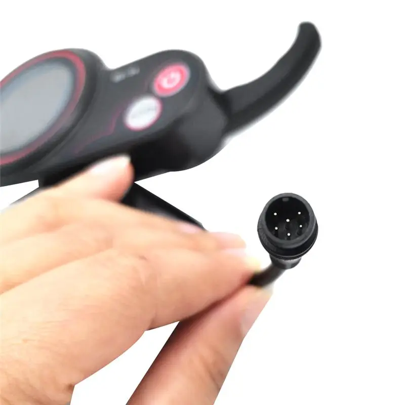 ABHY-QS-S4 72 فولت الإبهام خنق شاشة الكريستال السائل متر فقط ل صفر 11X سكوتر كهربائي 6PIN عرض الملحقات