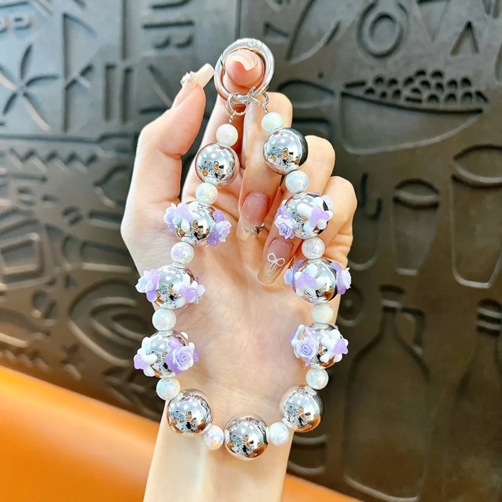 New Luminous Luminous Mobile Phone Chain Acrylic Anti-lost Bag Pendant Multifunctional Car Key Chain